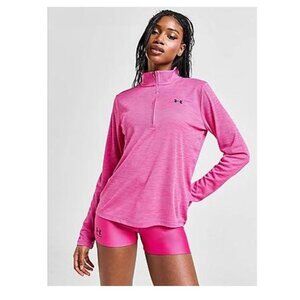 Under Armour Women's Tech Quarter Zip Pink, XS